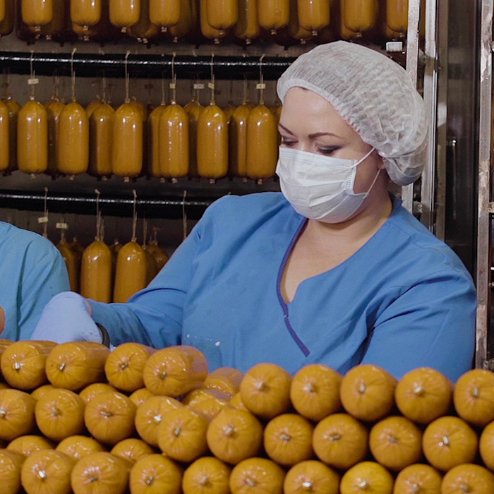 A corporate film for the ICHALKI cheese factory.
